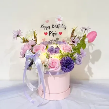 Bloom Box Akrilik Ucapan Ulang Tahun Lampung Tengah