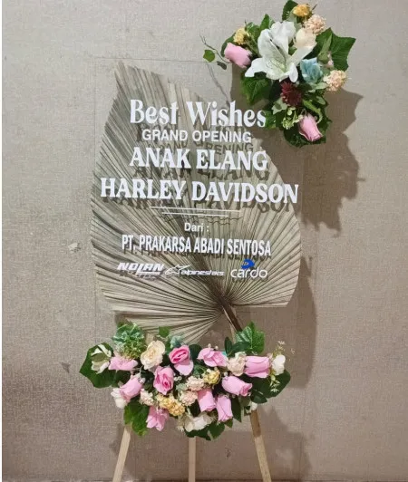 Papan Akrilik Ucapan Grand Opening Lampung Tengah